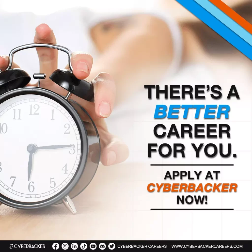 Be a Cyberbacker today
