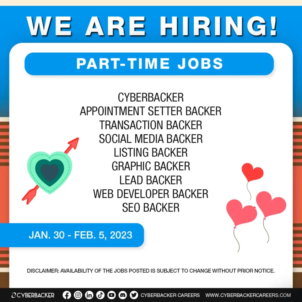 February Part Time Jobs