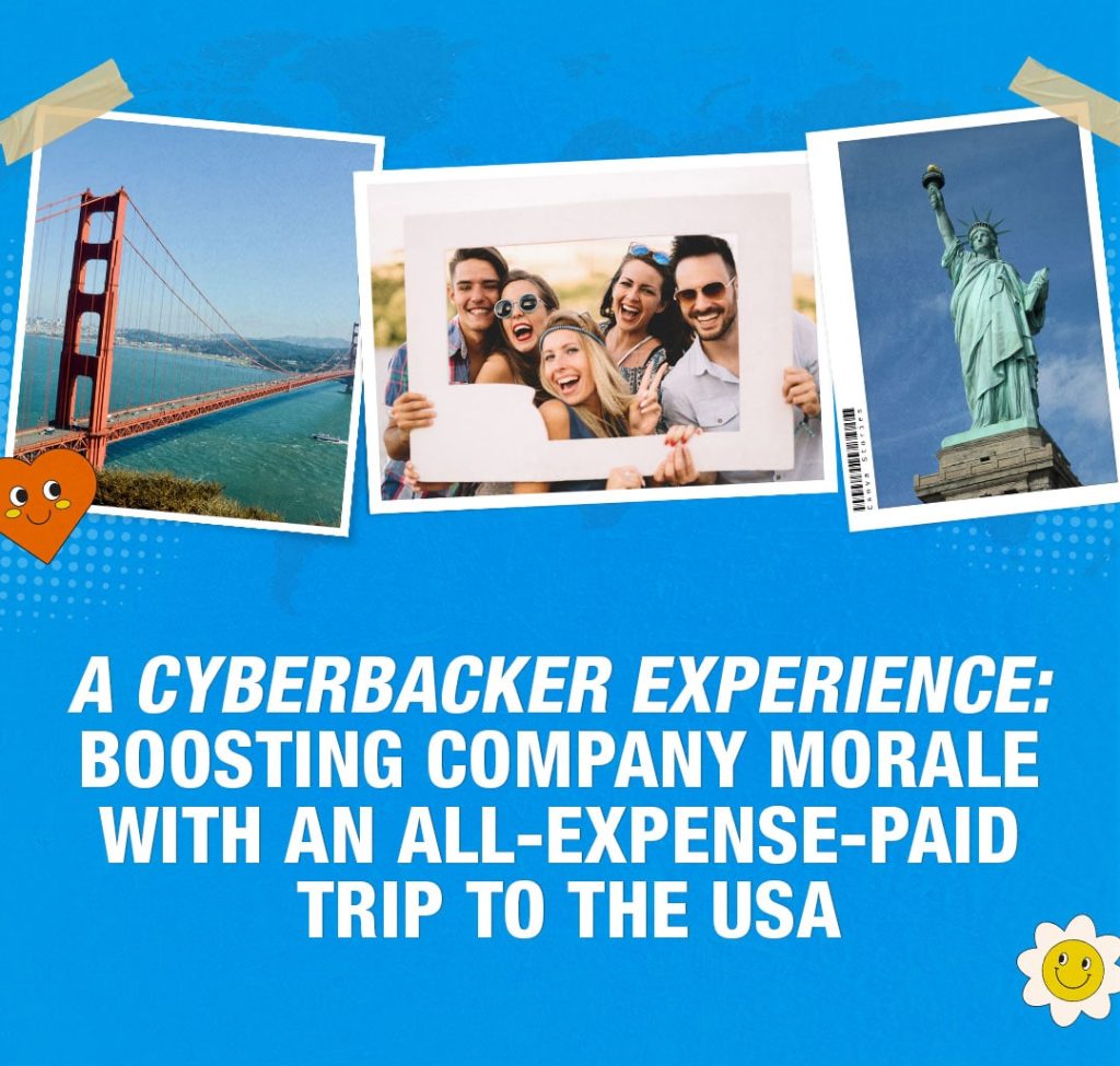 Cyberbacker Experience, All-Expense-Paid Trip to the USA