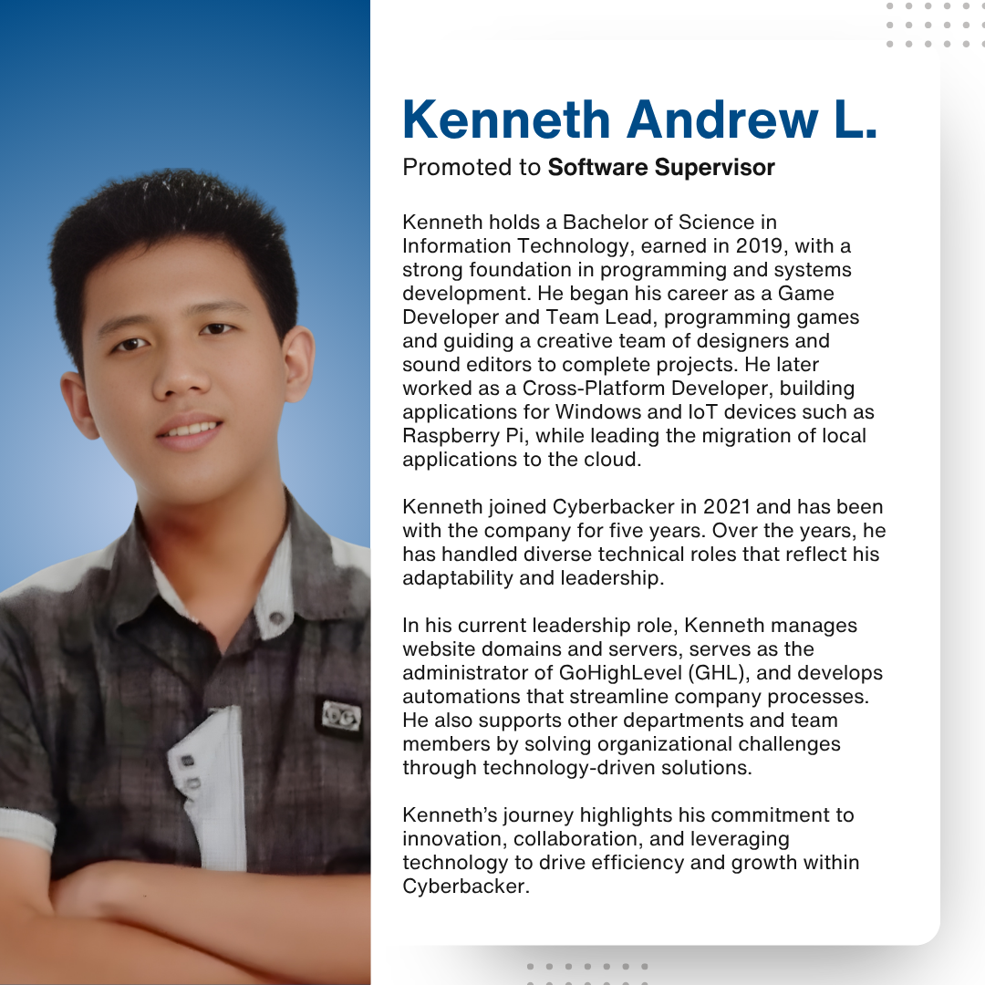 2025_Website_Newly Promoted Cyberbackers_Software_Kenneth Andrew Lacaron_1080x1080